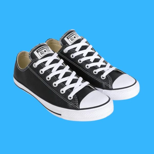 Classic Piel Negro y Blanco - Converse