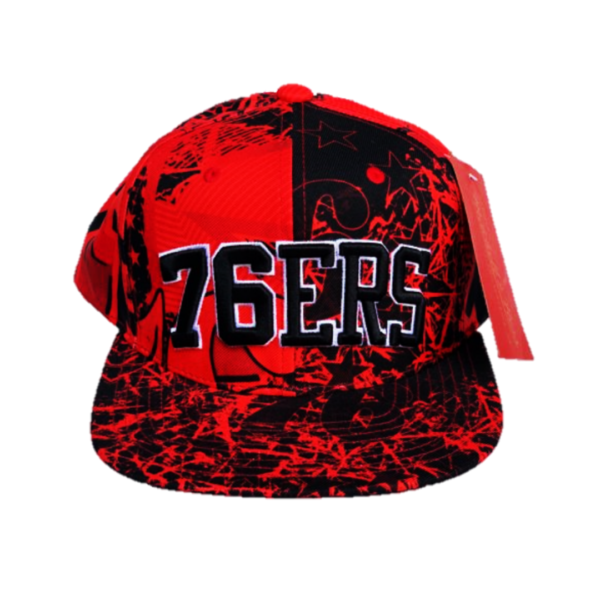 Gorra 76ers Roja negra