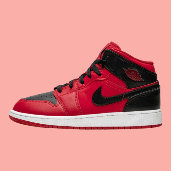 Air Jordan 1 MID - Rojo, Negro